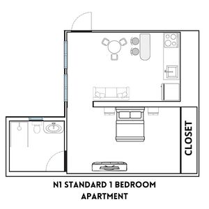 N1 Beach Apartments - Standard Photo 14